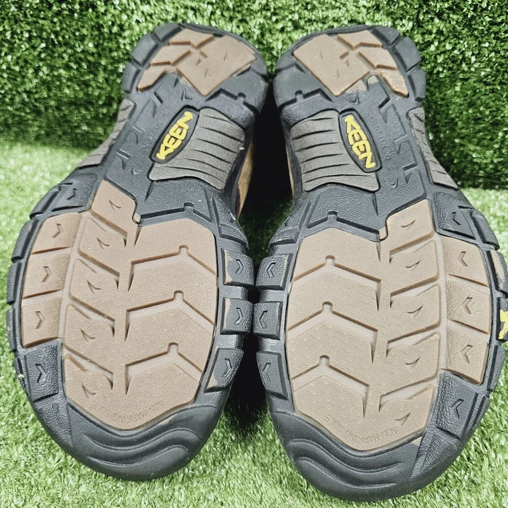 KEEN Newport H2 Brown Leather Athletic Trail Hiking Outdoor Sandals Mens Size 9